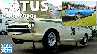 Classic Lotus cars - inc Lotus Elan, Esprit, Europa, Lotus 6 \u0026 7, Lotus Cortina Mk1 \u0026 one-off cars