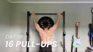 Day 16 || 16 pull-ups