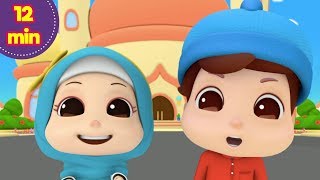 Islamic Cartoons for Kids | Compilation | Alhamdulillah and more | Omar & Hana