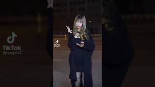 [TikTok]美脚　黒タイツ　網タイツ