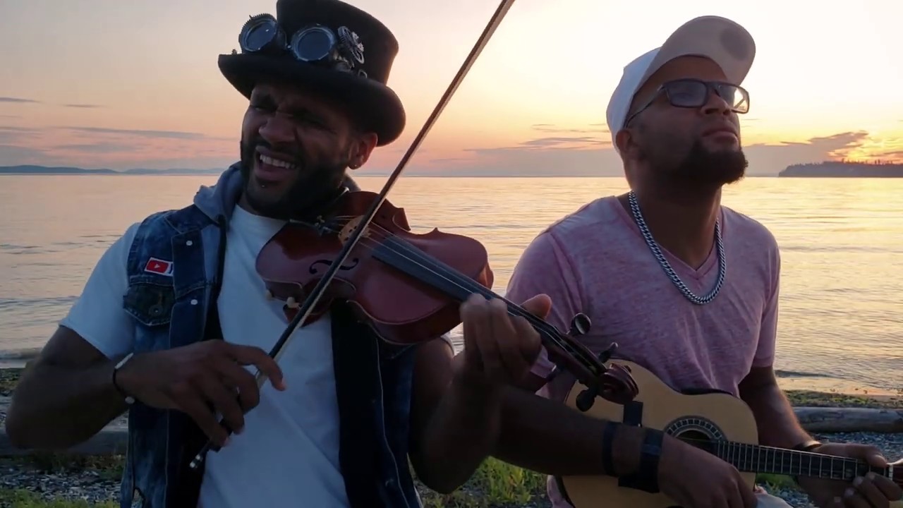 Somewhere Over The Rainbow - Violin And Ukulele Acoustic Jam At Sunset ...