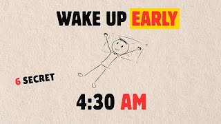 Secrets to Wake Up at 4:30 AM — Even If You Sleep Late - PRODUCTIVE SKETCH