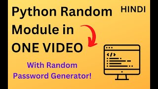Random Module of Python for Beginners | Explained in Hindi