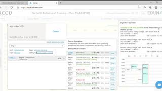 REGISTERING FOR CLASSES FROM MYPORTAL AND EDUNAV