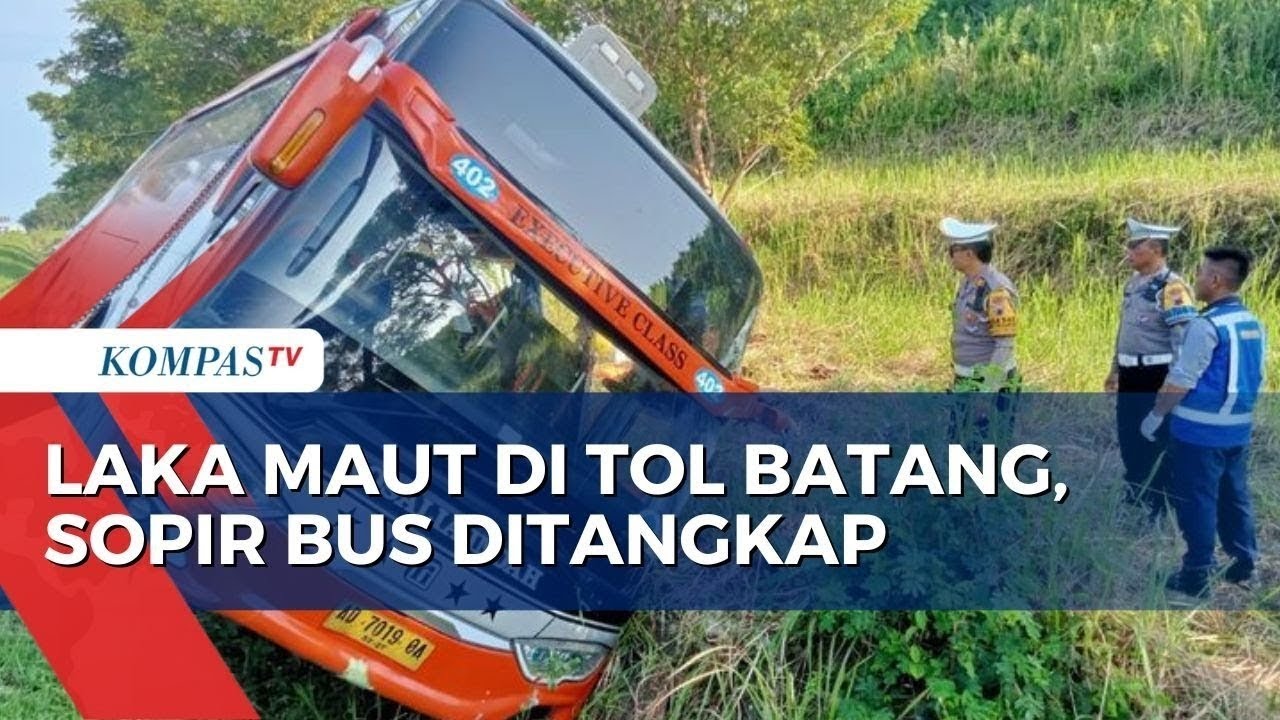 Sopir Bus Rosalia Indah Ditangkap Imbas Kecelakaan Maut Di Tol Batang ...