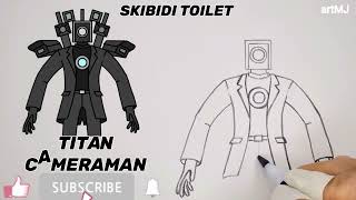 [스키비디 토일렛] 타이탄 카메라맨 그리기 | How to DRAW TITAN CAMERAMAN - Skibidi Toilet