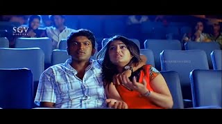Puneeth Rajkumar Comes to Movie Theater With Nikitha Best Scene | Vamshi Kannada Movie