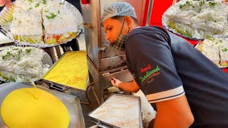 Famous Yellow And White Dhokla Sandwiches Of Amul Dairy | Indian Street Food