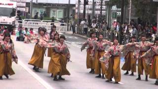 実践女子大学短期大学よさこいソーラン部Wing　2015　凛灯　東京よさこい2015　前夜祭　アゼリア通り会場