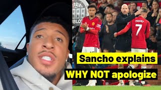 Sancho explains problem with Ten Hag and Gonsalo Inacio to Man United  transfer news