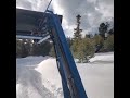 mountain snow blowing with the woodmaxx sb 60 on my new holland 1920 tractor 3 6 23