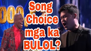 America's Got Talent: Marcelito Pomoy Song Choice? for Grandfinal the Champion 2020