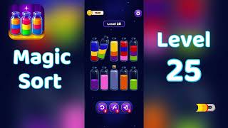 Magic Sort Level 25 Walkthrough 🎩✨ | Go Answer