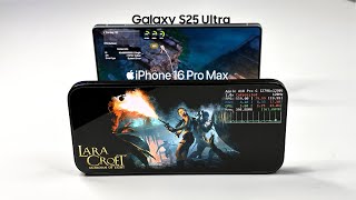 Galaxy S25 Ultra vs iPhone 16 Pro Max: Lara Croft and the Guardian of Light | Android vs iOS Gaming