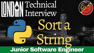 Sorting a String || Python Coding Challenge