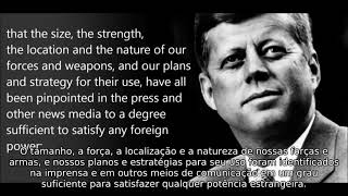 Discurso Histórico do Presidente Kennedy: Ultimo discurso (1961) - Revelando as Dinâmicas de Poder\