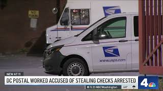 DC postal worker accused of stealing $1.7M in checks arrested while trying to leave the country