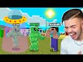 INWAZJA KOSMITÓW TROLL na NOOBKU w Minecraft! (najśmieszniejsze)