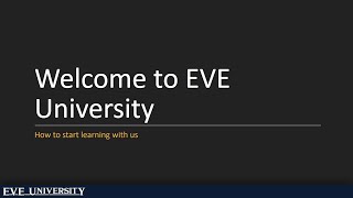 Welcome to EVE University