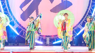 [4K] 艶夜紗一　2回目　富山のよさこい祭り 2023 日曜日 (中央)