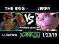 S@X 286 SSBM - Jerry (Jigglypuff)  Vs. The Brig (Captain Falcon) - Smash Melee Winners Quarters