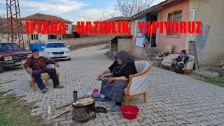 İFTAR YEMEĞİMİZDE NELER YAPIYORUZ DOĞAL KÖY YAŞAMI MANGAL YAPIYORUZ