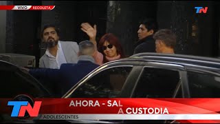 CRISTINA FERNÁNDEZ salió de su casa tras el ataque