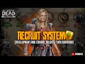 NEW! Recruit System [Development & Combat Talents] TWD:Survivors