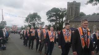 North Antrim LOL Parade Cloughmills 12th July 2024 - Different Angle