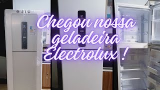 Chegou Nossa geladeira Electrolux 410 Litros!! ela e linda perfeita#eletrolux #geladeiras #novidade