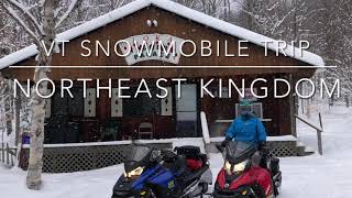 Snowmobile Vermont: 4 day ride in the Northeast Kingdom. Dual Motovlog