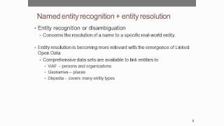 Information Extraction in Metadata: Challenges and Tools