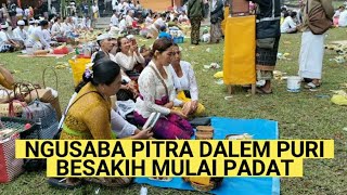 Besakih Mulai Dipadati Pemedek! Hari Ini Upacara Ngusaba Pitra Dalem Puri 21-27 Januari 2023