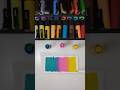 How to Make a Gradient with Spring Colors! ✍️ Do You Love Acrylic Markers?! 🤔 #art #hack #tutorial