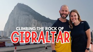 Climbing the Rock of Gibraltar 🪨 Border Crossing, Things To See \u0026 Monkey Encounters! 🐒🇬🇮