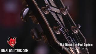 1986 Gibson Les Paul Custom Wine Red Flame Top Demo