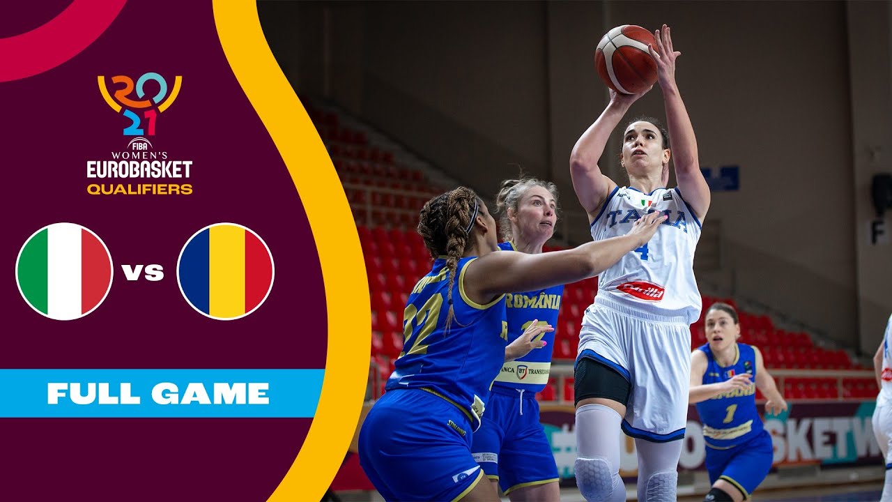 Italy V Romania | Full Game - FIBA Women's EuroBasket 2021 - FIBA ...