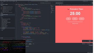 ASMR Programming - Pomodoro Timer - No Talking
