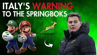 Why The Springboks Should Beware Of The Azzurri