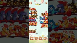 bird sort 2 color puzzle solution niveau 255 #games #gaming #puzzle #puzzlegame #androidgames