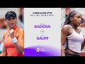 Coco Gauff vs. Paula Badosa| 2024 Beijing Semifinal | WTA Match Highlights