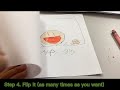 tutorial how to make flip o rama 😆 fliporama tutorial creative drawing