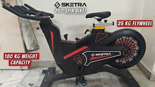 🚴‍♂️ Sketra Pro Spin Bike (📹 Demo Video) | 🫶 The Best Exercise Cycle For Home In India 2023!