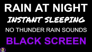 Sleep with Heavy Rain Sounds NO THUNDER BLACK SCREEN For Sleeping, Rain Sounds 10 Hours, Still Point