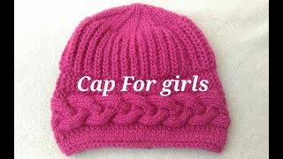 Stylish cap for Girls easy way