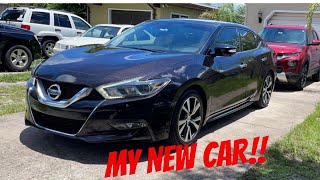 My new 2017 NIssan Maxima Platinum! (FULL CAR TOUR)