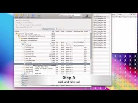 How To Reinstall QuickTime Player X Without Reboot How To Reinstall QuickTime Player X Without Reboot