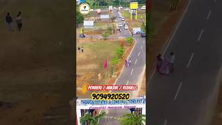 Plot For Sale in PONNERI - MINJUR - REDHILLS @ முன்பணம் ரூ.1 இலட்சம் ..#9094920520