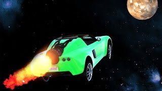 ROCKET CAR SPACE MISSION! (GTA 5 Funny Moments)