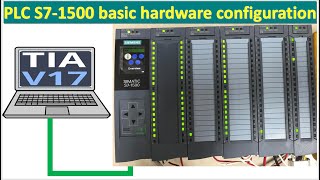 PLC S7-1500 hardware configuration and testing full tutorial